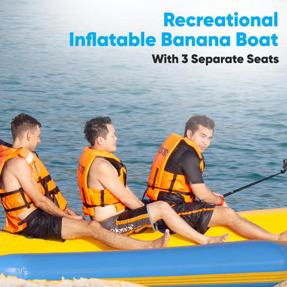 product image number 5 for SereneLife Recreational Inflatable Banana Boat