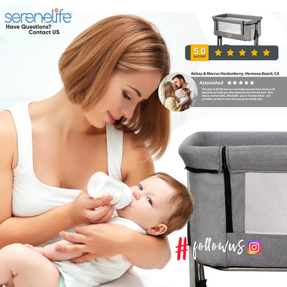 product image number 8 for SereneLife Portable Crib For Newborn Baby