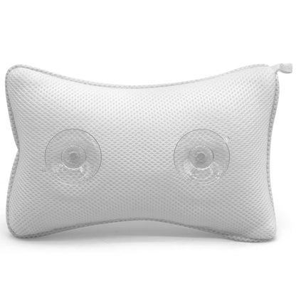 4D Mesh Bath Pillow with Suction Cups
