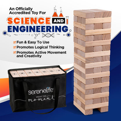 Giant Tumble Tower Blocks