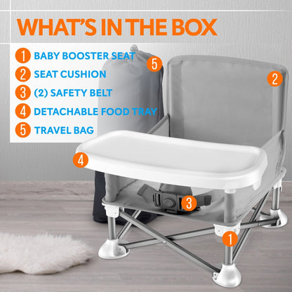 product image number 8 for SereneLife Portable Baby Booster Feeding Chair