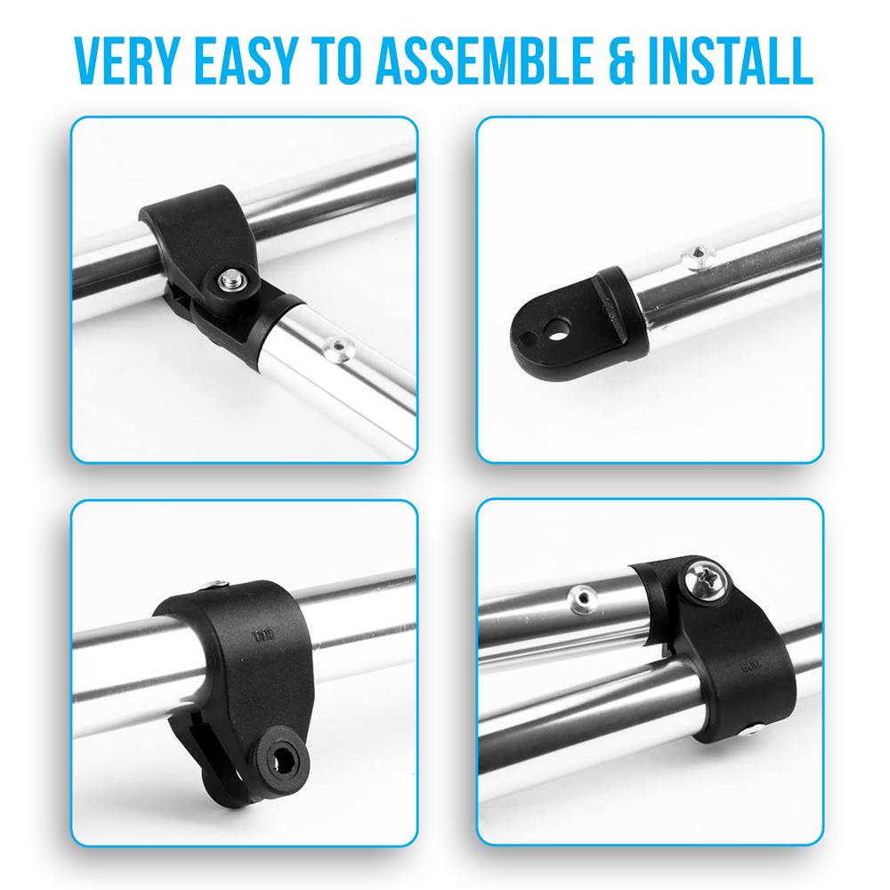 product image number 5 for SereneLife 4 Bow Bimini Top