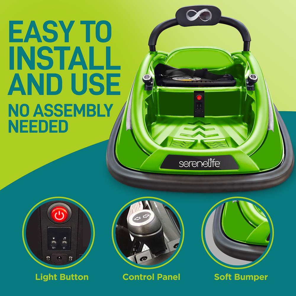 product image number 4 for SereneLife 360° Spinning Kids Bumper Car