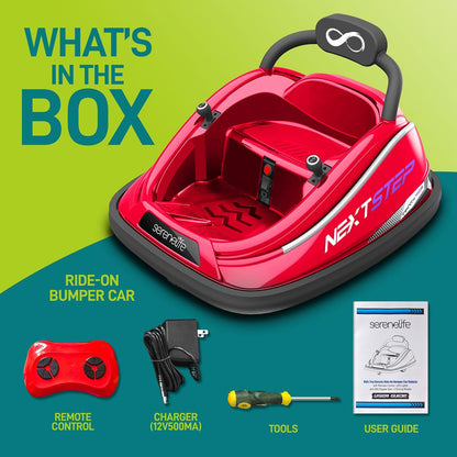 product image number 6 for SereneLife 360° Spinning Kids Bumper Car