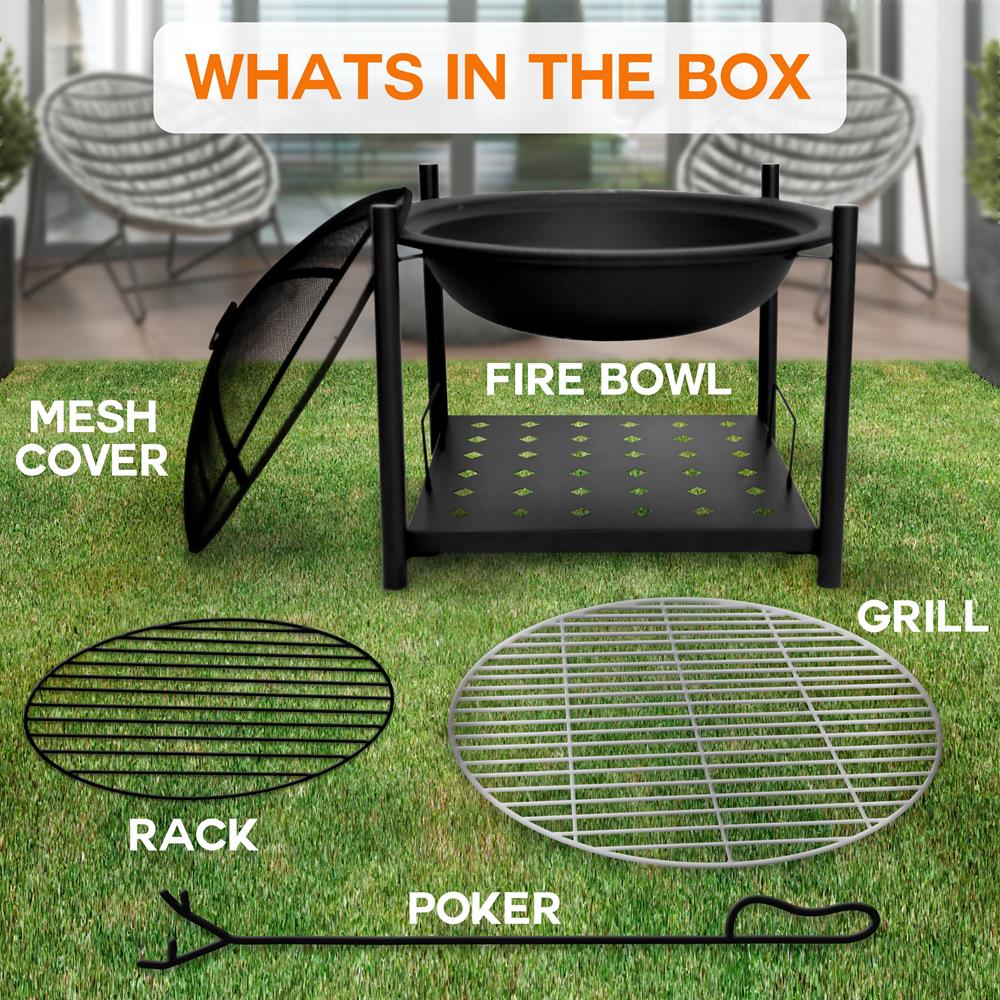 product image number 7 for SereneLife Outdoor Fire Pit
