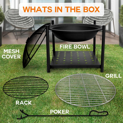 product image number 7 for SereneLife Outdoor Fire Pit
