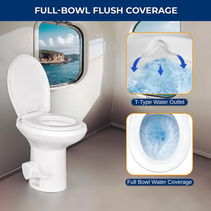 Portable Gravity Flush Toilet