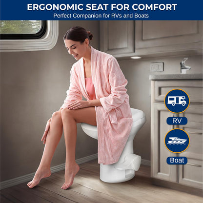 Portable Gravity Flush Toilet