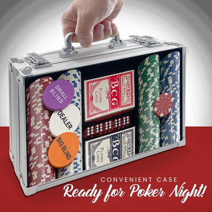 product image number 3 for SereneLife Casino Poker Chip Set