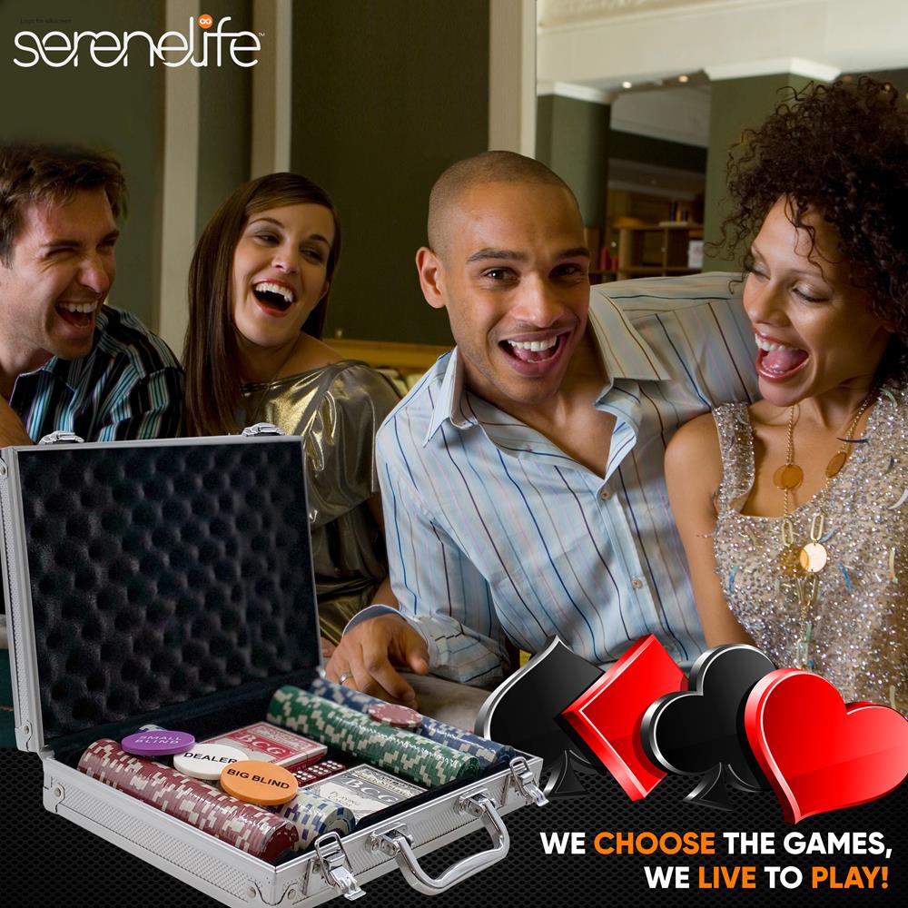 product image number 7 for SereneLife Casino Poker Chip Set