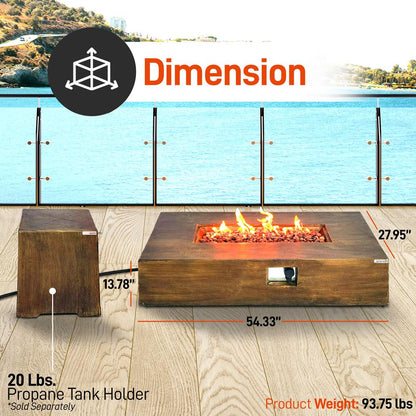 product image number 2 for SereneLife Propane Gas Fire Pit