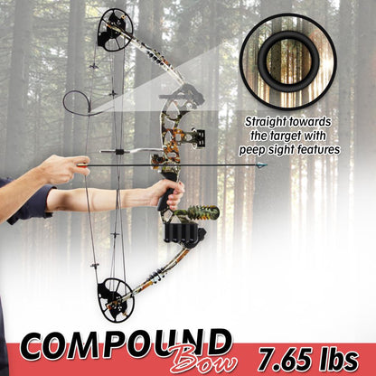 product image number 6 for SereneLife Compound Bow & Arrow Accessory Kit