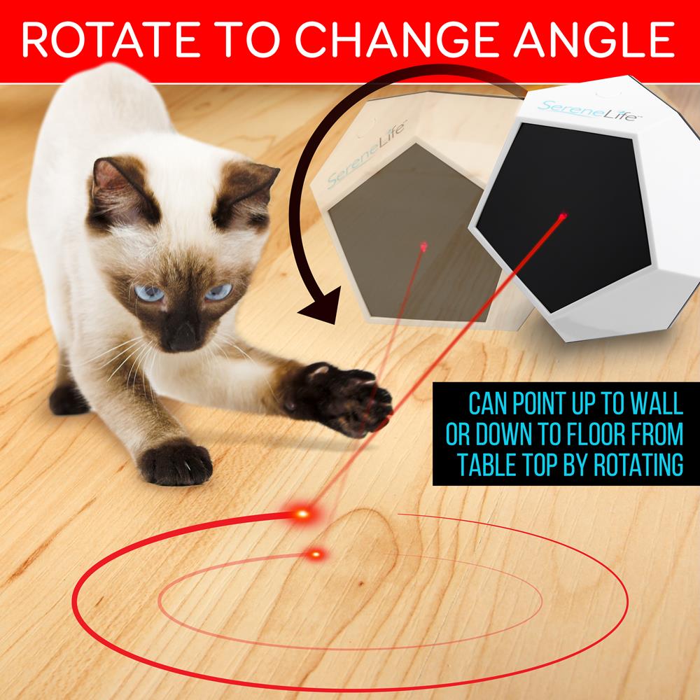 product image number 3 for SereneLife Smart Interactive Pet Laser Pointer Toy