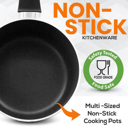 15-Piece Non-Stick Cookware Set, Even Heat, Gold