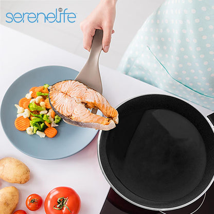 6-Piece Nonstick Cookware Set - Even Heat, Durable Coating, Gold