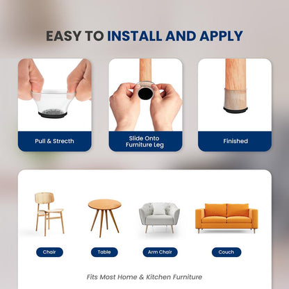 product image number 4 for SereneLife Rubber Furniture Leg Cover