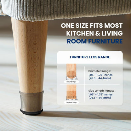 product image number 3 for SereneLife Rubber Furniture Leg Cover