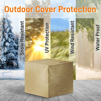 Outdoor Propane Fire Pit Table 40,000 BTU Steel Top Weather-Resistant