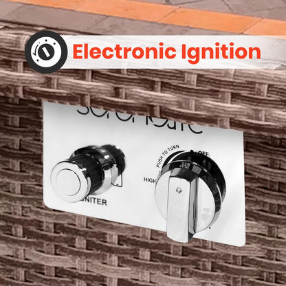 product image number 3 for SereneLife Propane Gas Fire Pit