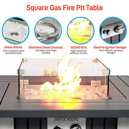 product image number 4 for SereneLife Propane Gas Fire Pit