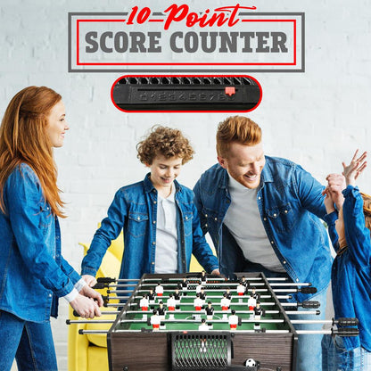 Foosball Table 48" Competition Size Durable Steel Rods