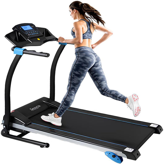 Electric Folding Treadmill, Space-Saving, 1.5 HP, Bluetooth App