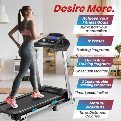 Home Gym Fitness Incline Treadmill
