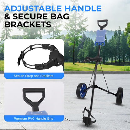 2-Wheel Golf Push Cart