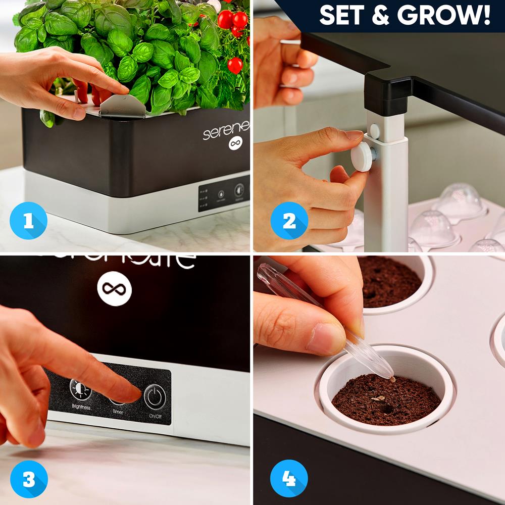 product image number 4 for SereneLife Smart Soil Sponge Pods