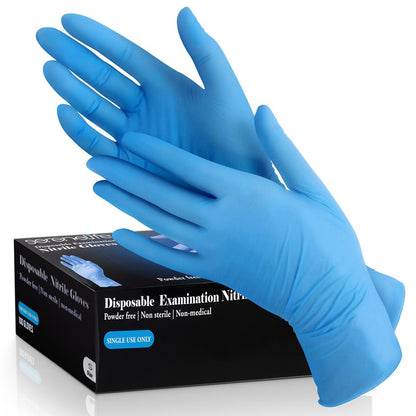 Small Nitrile Disposable Gloves, Puncture Resistant, 100 Count