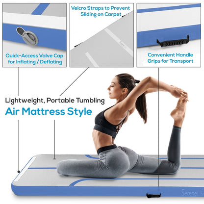 product image number 3 for SereneLife Tumbling Gymnastics Inflatable Air Mat