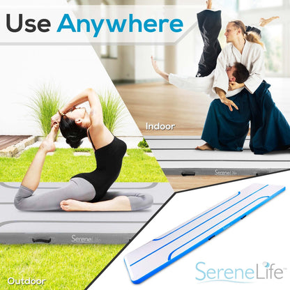 product image number 6 for SereneLife Tumbling Gymnastics Inflatable Air Mat