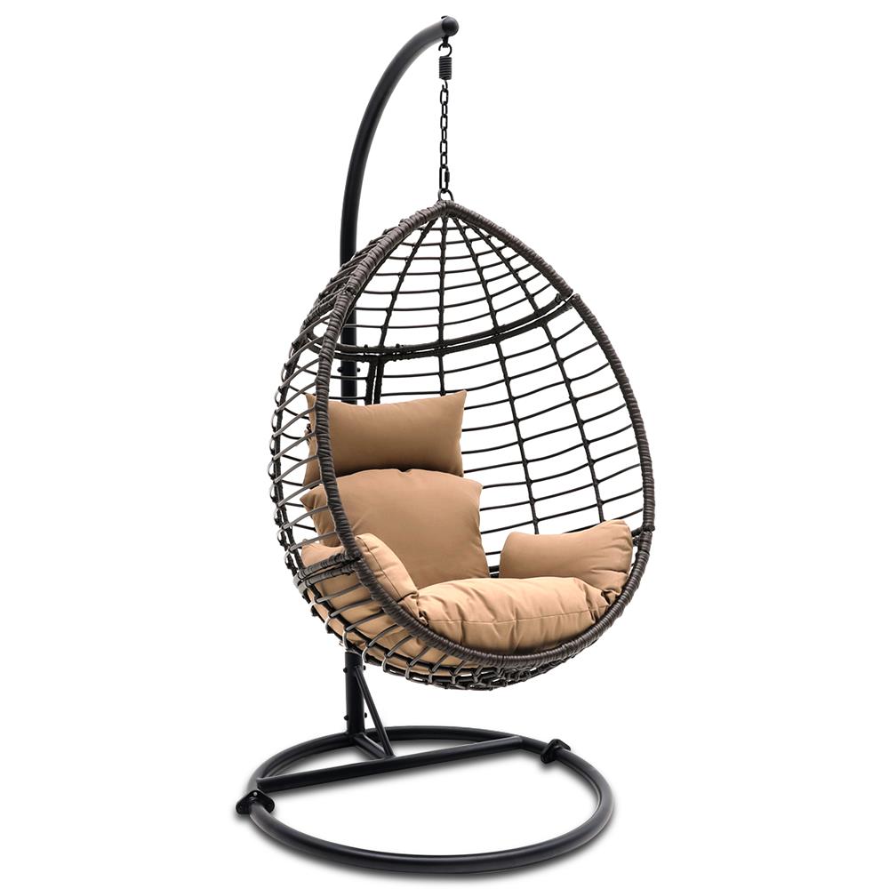 product image number 1 for SereneLife Wicker Rattan Swing Chair