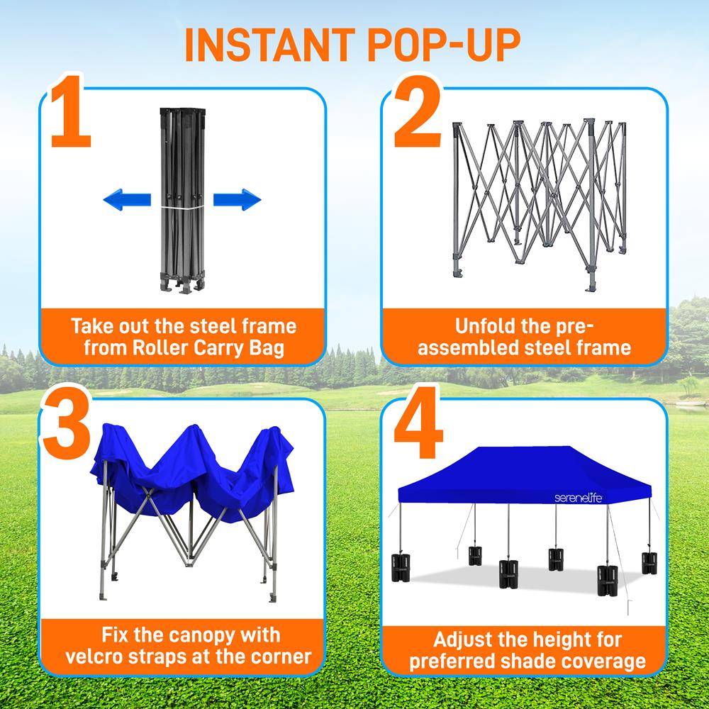 product image number 2 for SereneLife Tent Commercial Instant Shelter