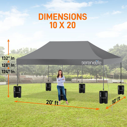product image number 3 for SereneLife Tent Commercial Instant Shelter Slgz20Gy