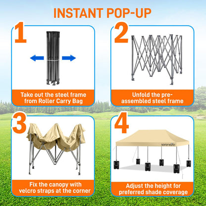 product image number 2 for SereneLife Tent Commercial Instant Shelter
