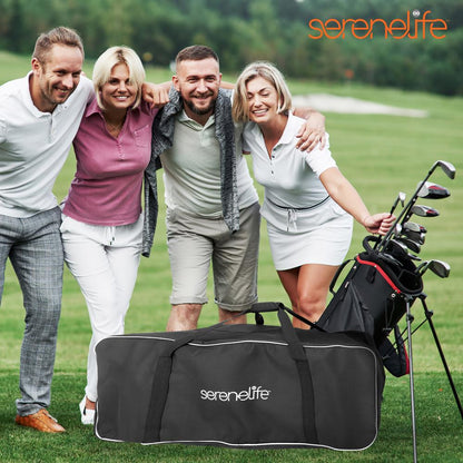 Portable Golf Duffel Bag - Water-Resistant Nylon, Extra Large Storage
