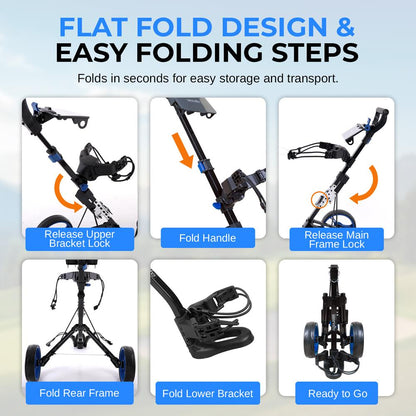 2-Wheel Golf Push Cart