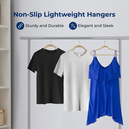 10 Pack Velvet Hangers - Non-Slip, Space-Saving, 360¬∞ Swivel, Ivory