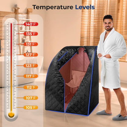 Portable Infrared Sauna - Relaxing Therapy, 140¬∞F Heat, Compact Design