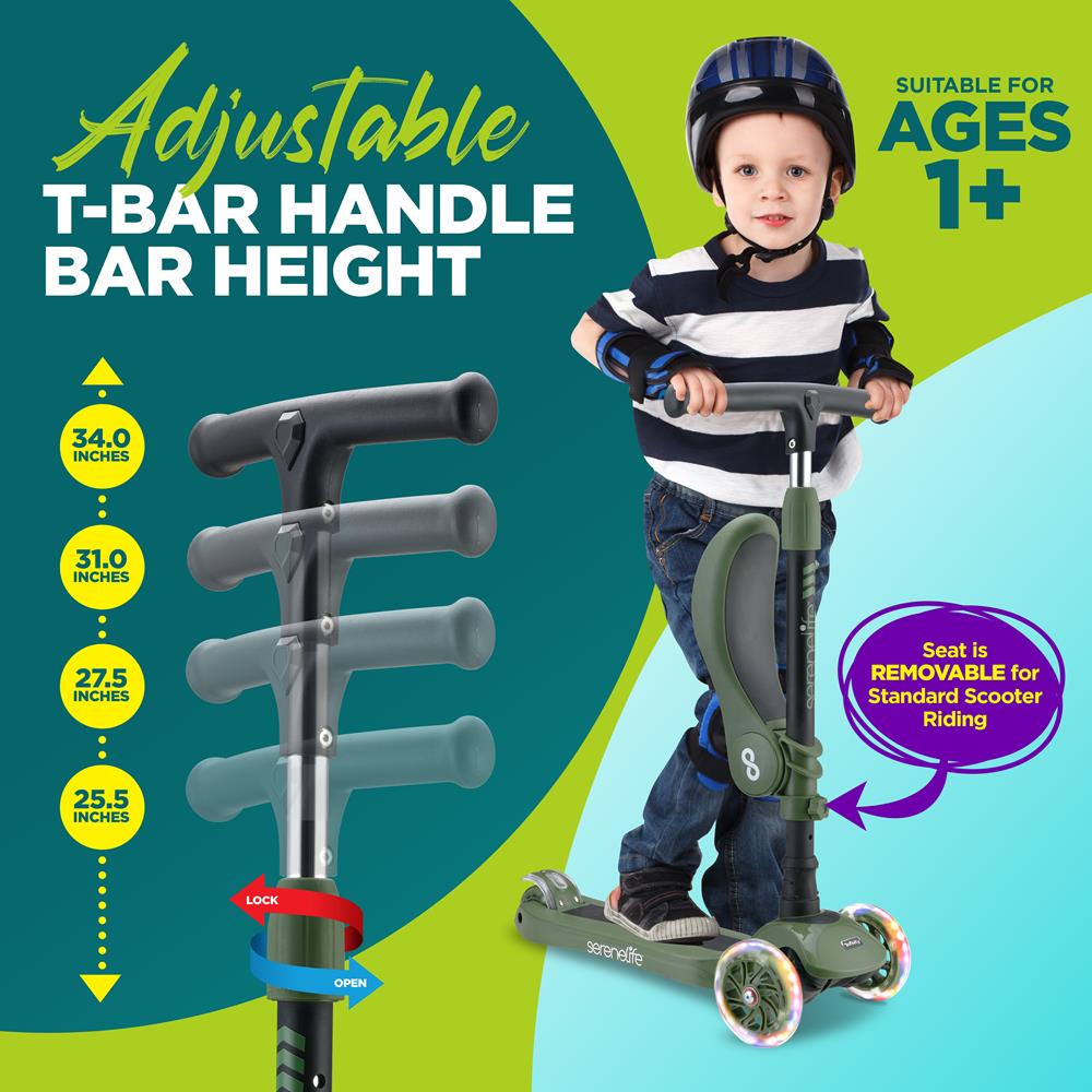 product image number 4 for SereneLife Mini Kids Toy Scooter