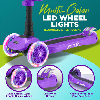 product image number 3 for SereneLife Mini Kids Toy Scooter