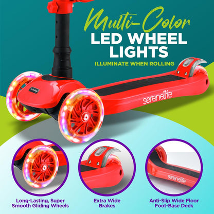product image number 3 for SereneLife Mini Kids Toy Scooter