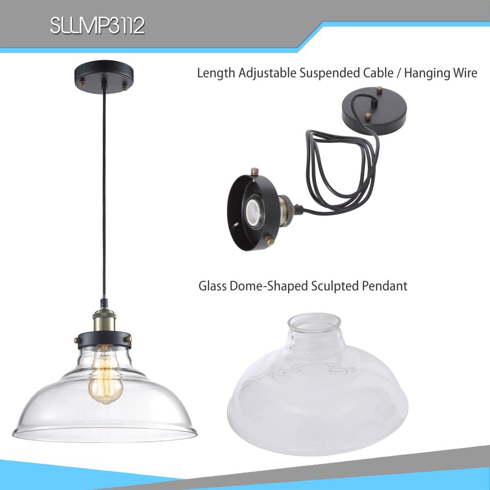 product image number 2 for SereneLife Ceiling Pendant Hanging Light Fixture