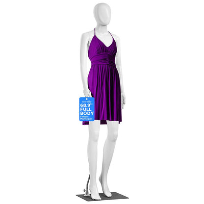 Female Mannequin Dress Form - Realistic, Adjustable, Durable Metal Base