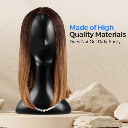 Mannequin Head for Styling & Display, Durable PP Material