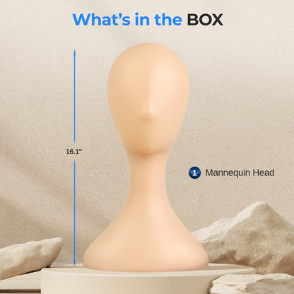 product image number 2 for SereneLife Female Mannequin Head
