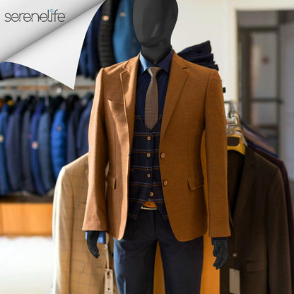 Male Mannequin 73" Adjustable Head Flexible Limbs Detachable Design