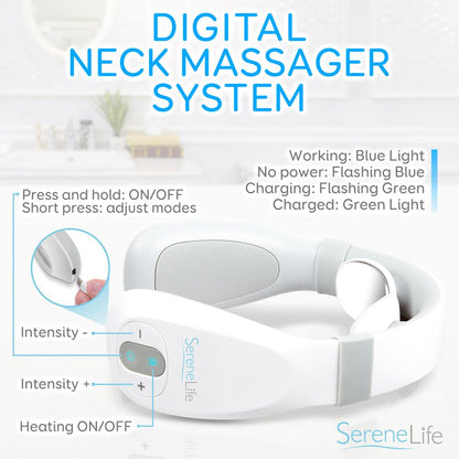 product image number 7 for SereneLife Smart Neck Massager