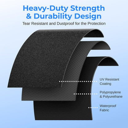 Patio Heater Cover Bag Heavy-Duty Waterproof & Tear-Resistant